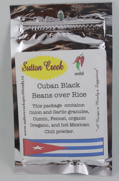 Spices List Cuban Black Beans Sutton Creek Spice Blends